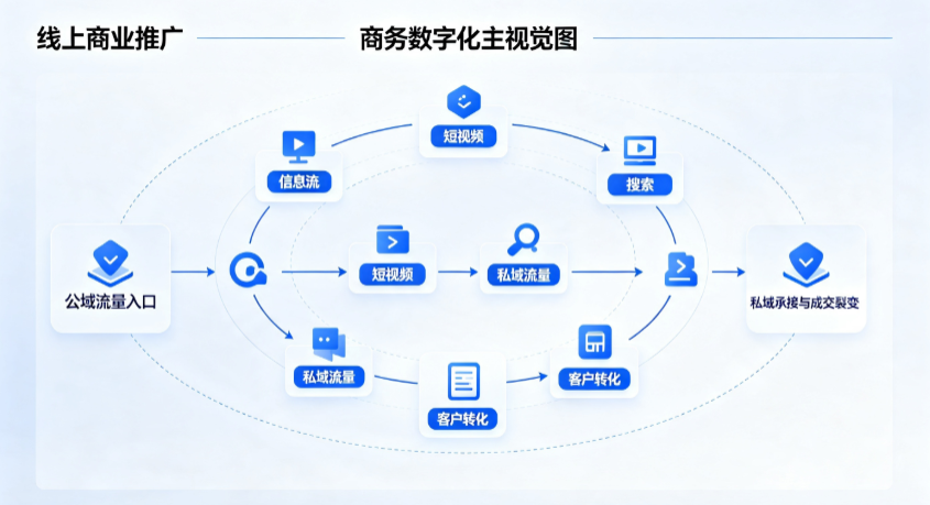 颍东区线上商业推广怎么做？全域流量闭环搭建与低成本转化实战指南